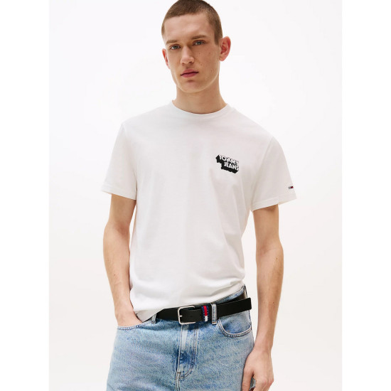 Tommy Hilfiger Ανδρική κοντομάνικη μπλούζα Stack Logo Slim T-Shirt